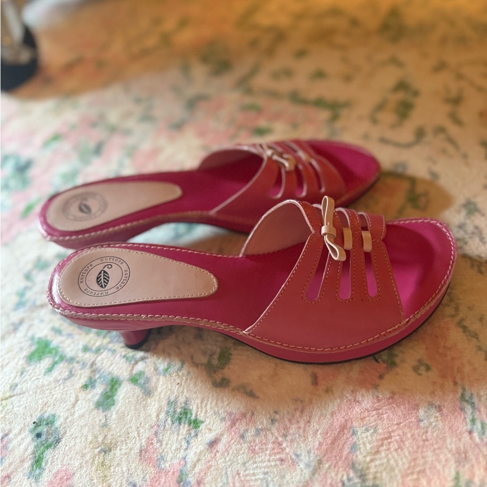 Nurture by Lamaze Pink Heels with Gold Accents